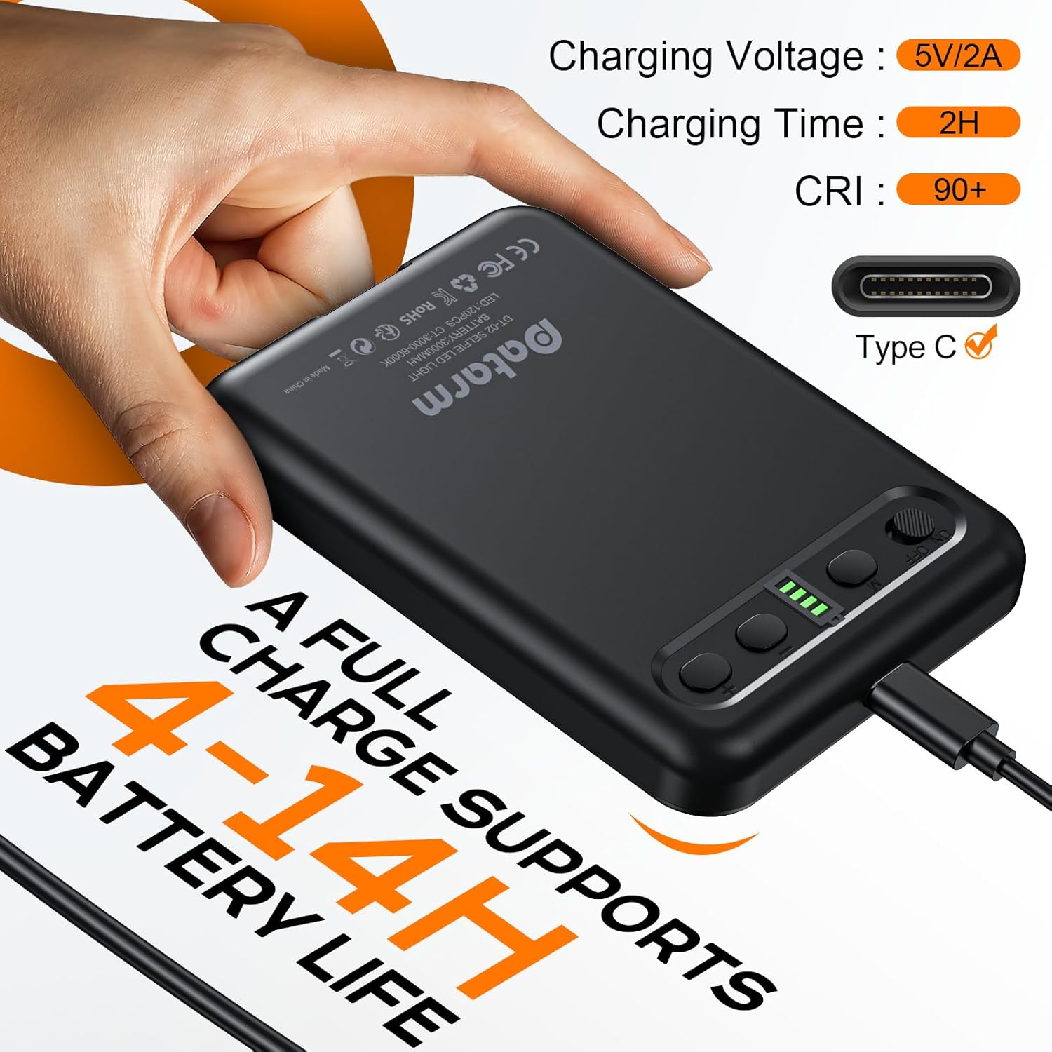 Rechargeable Soft Selfie Light for Phone